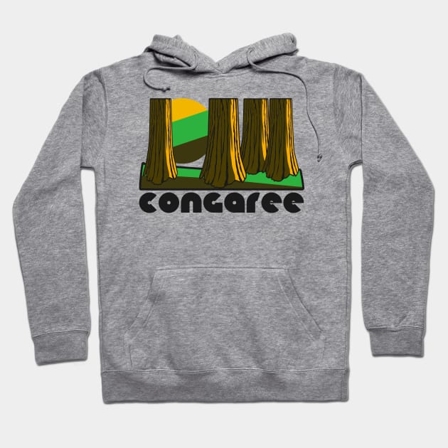 Retro Congaree ))(( Tourist Souvenir National Park Design Hoodie by darklordpug